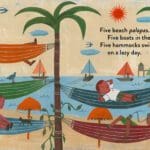 7_one_is_a_pinata_five_cinco_hammock A picture of the back cover of five beach palyges.