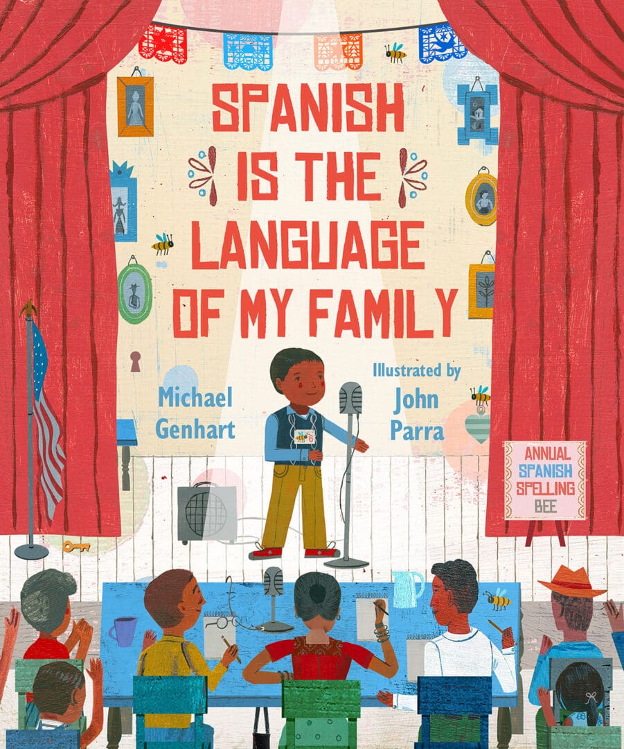 A picture of the cover of spanish is the language of my family.