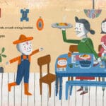 2. Moment is Special pgs.6-7 copy This moment our family gathers for breakfast